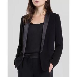 Sandro Jacket Tuxedo Black Blazer size small